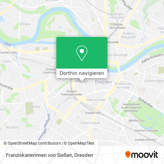Franziskanerinnen von Sießen Karte