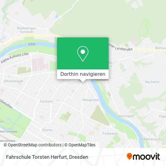 Fahrschule Torsten Herfurt Karte