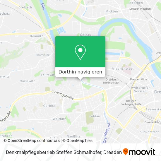 Denkmalpflegebetrieb Steffen Schmalhofer Karte