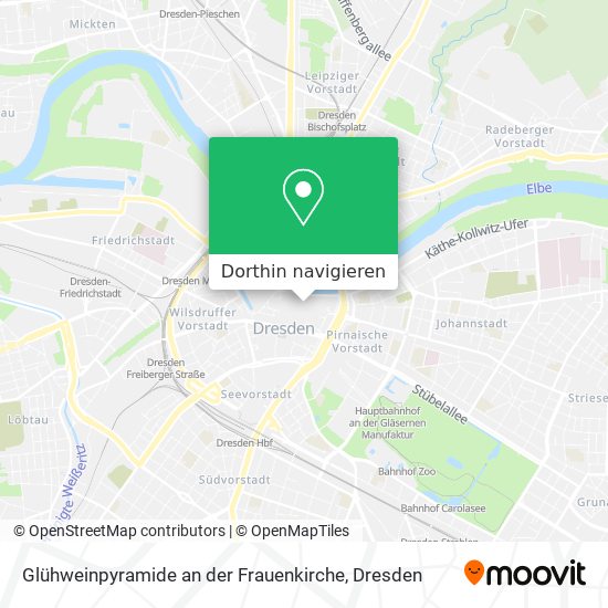 Glühweinpyramide an der Frauenkirche Karte