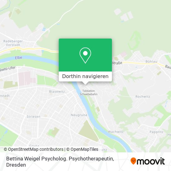 Bettina Weigel Psycholog. Psychotherapeutin Karte