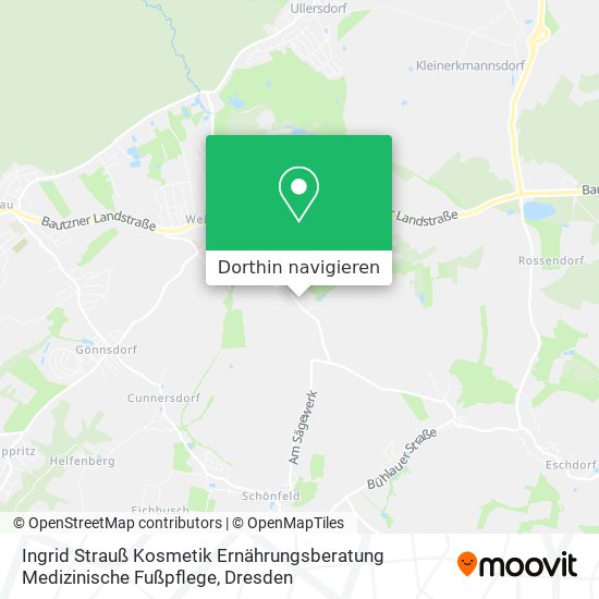 Ingrid Strauß Kosmetik Ernährungsberatung Medizinische Fußpflege Karte