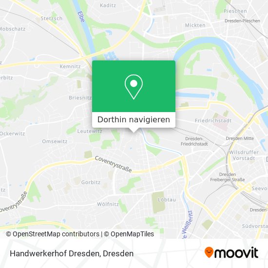 Handwerkerhof Dresden Karte