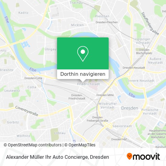 Alexander Müller Ihr Auto Concierge Karte