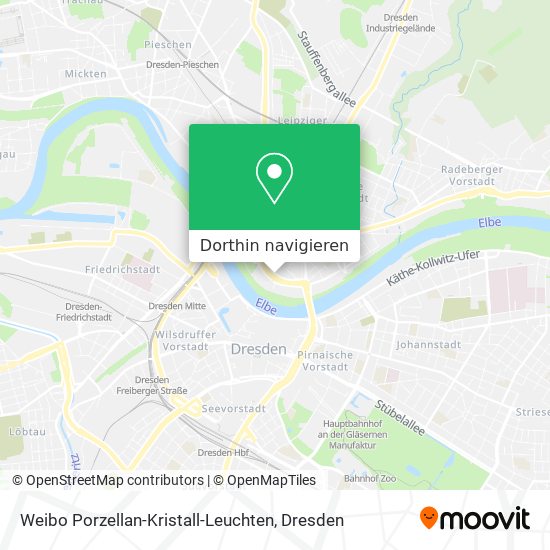 Weibo Porzellan-Kristall-Leuchten Karte