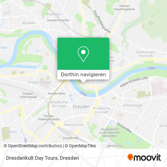 Dresdenkult Day Tours Karte