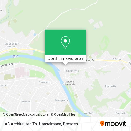 A3 Architekten Th. Hanselmann Karte