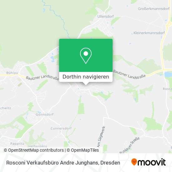 Rosconi Verkaufsbüro Andre Junghans Karte