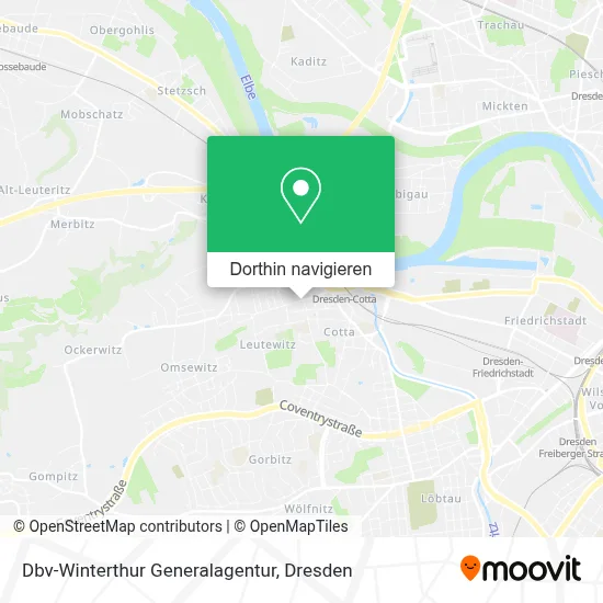 Dbv-Winterthur Generalagentur Karte