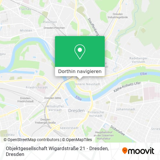 Objektgesellschaft Wigardstraße 21 - Dresden Karte