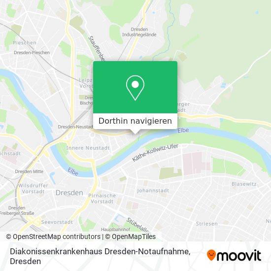 Diakonissenkrankenhaus Dresden-Notaufnahme Karte
