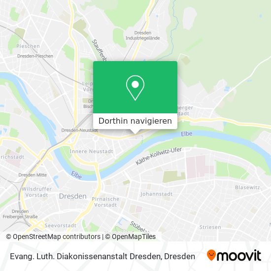 Evang. Luth. Diakonissenanstalt Dresden Karte