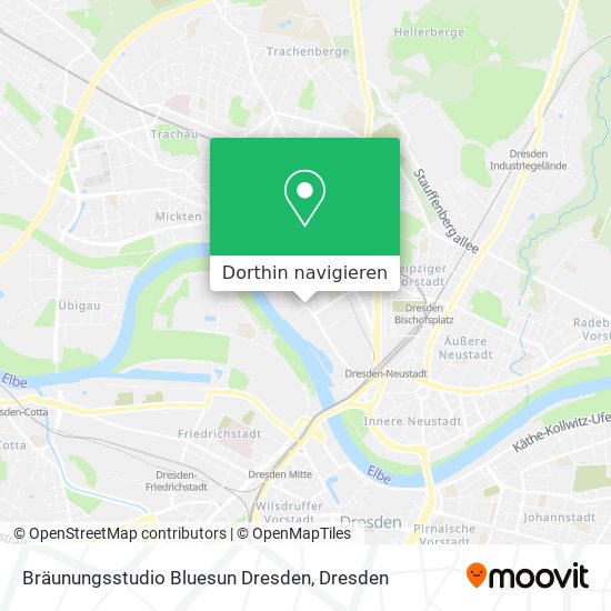 Bräunungsstudio Bluesun Dresden Karte