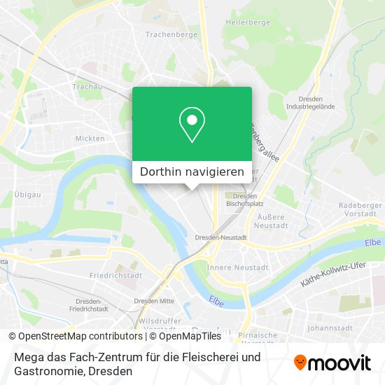 Mega das Fach-Zentrum für die Fleischerei und Gastronomie Karte