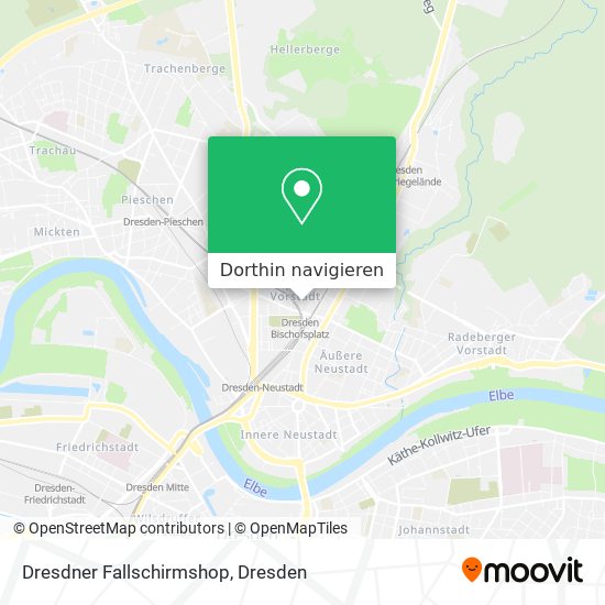 Dresdner Fallschirmshop Karte