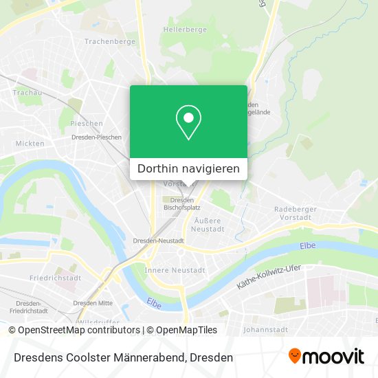 Dresdens Coolster Männerabend Karte