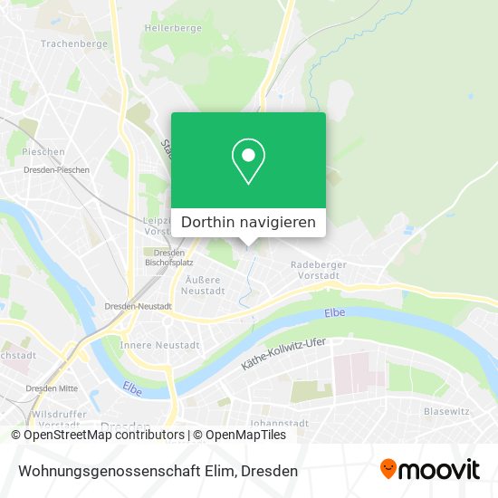 Wohnungsgenossenschaft Elim Karte