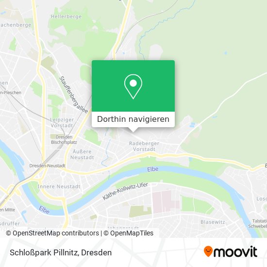 Schloßpark Pillnitz Karte