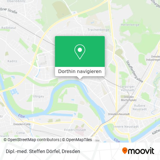 Dipl.-med. Steffen Dörfel Karte