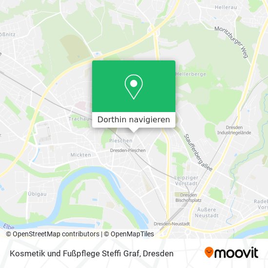 Kosmetik und Fußpflege Steffi Graf Karte