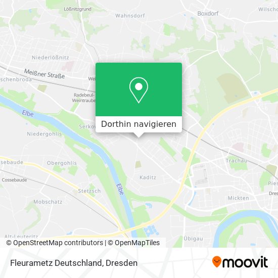 Fleurametz Deutschland Karte