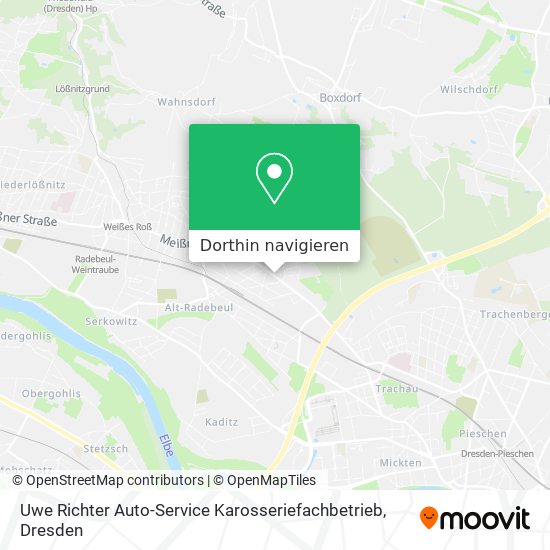 Uwe Richter Auto-Service Karosseriefachbetrieb Karte