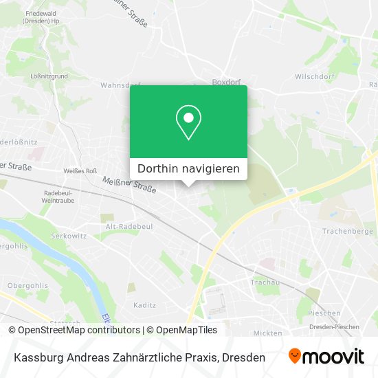 Kassburg Andreas Zahnärztliche Praxis Karte