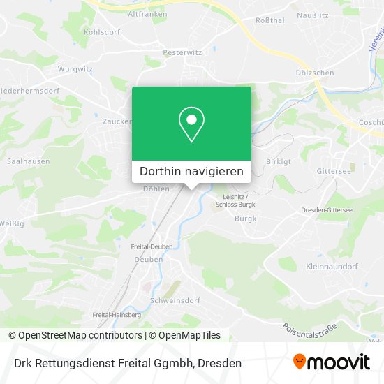 Drk Rettungsdienst Freital Ggmbh Karte