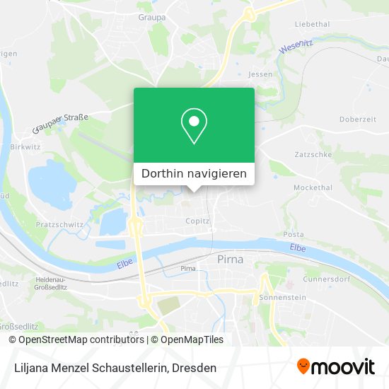 Liljana Menzel Schaustellerin Karte
