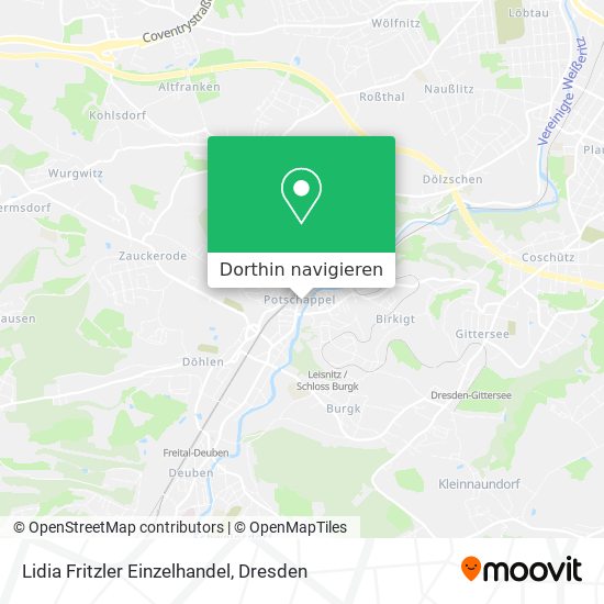 Lidia Fritzler Einzelhandel Karte