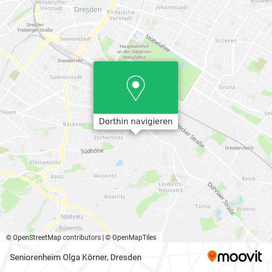 Seniorenheim Olga Körner Karte