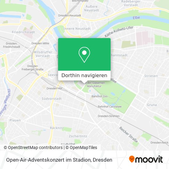 Open-Air-Adventskonzert im Stadion Karte