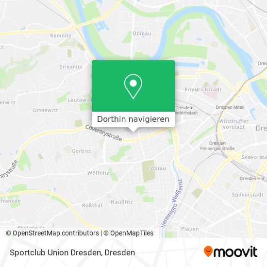 Sportclub Union Dresden Karte