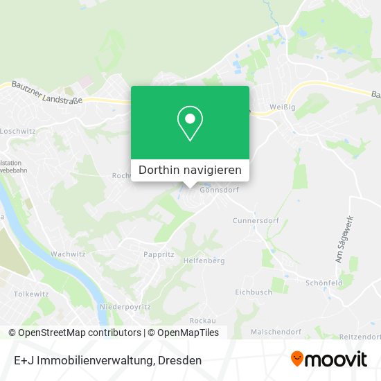 E+J Immobilienverwaltung Karte