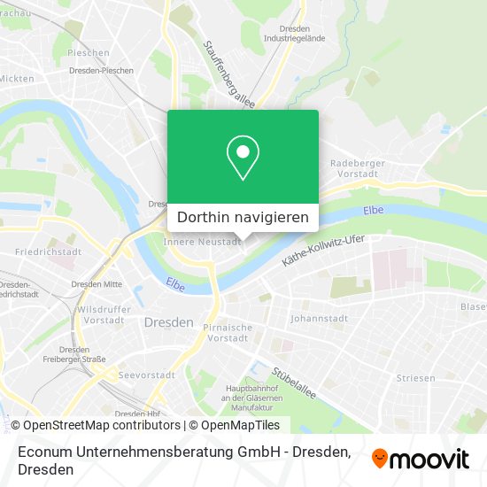 Econum Unternehmensberatung GmbH - Dresden Karte