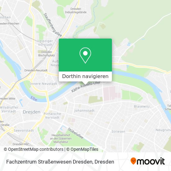 Fachzentrum Straßenwesen Dresden Karte