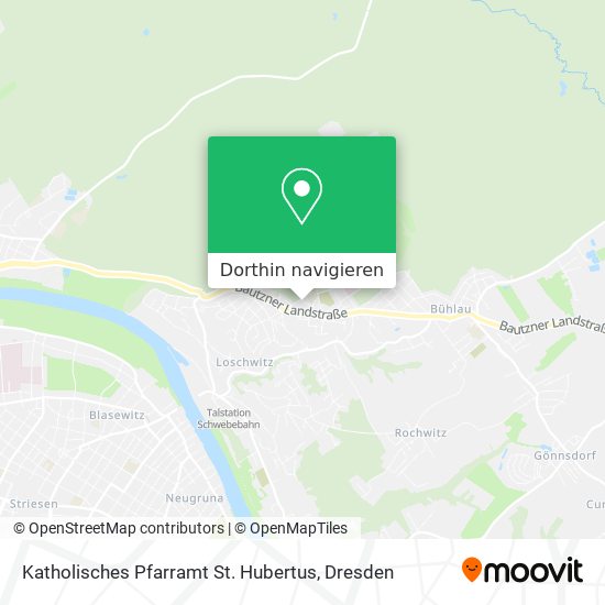 Katholisches Pfarramt St. Hubertus Karte