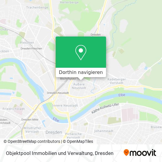 Objektpool Immobilien und Verwaltung Karte