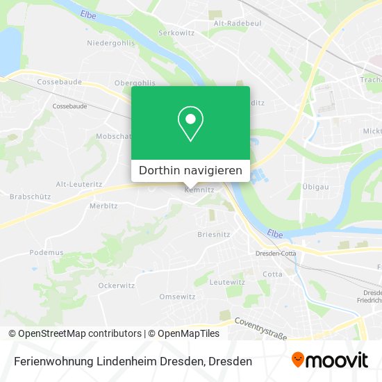 Ferienwohnung Lindenheim Dresden Karte