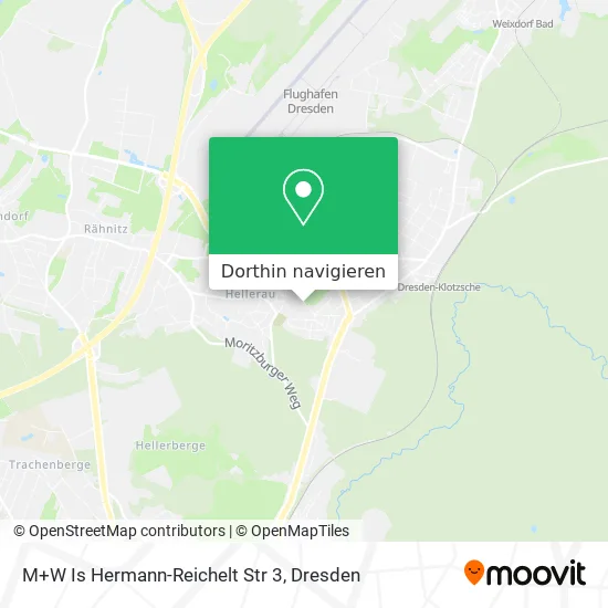 M+W Is Hermann-Reichelt Str 3 Karte