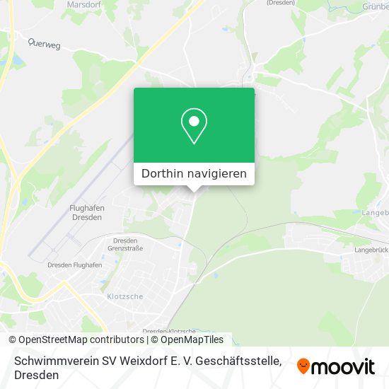 Schwimmverein SV Weixdorf E. V. Geschäftsstelle Karte