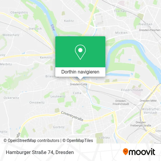 Hamburger Straße 74 Karte