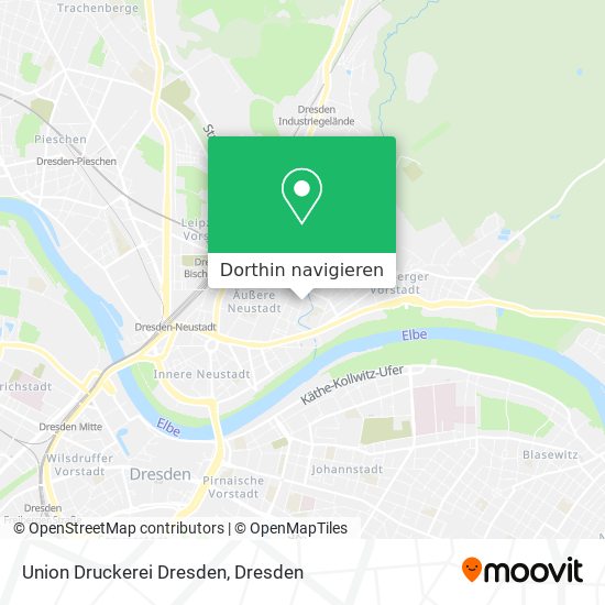 Union Druckerei Dresden Karte