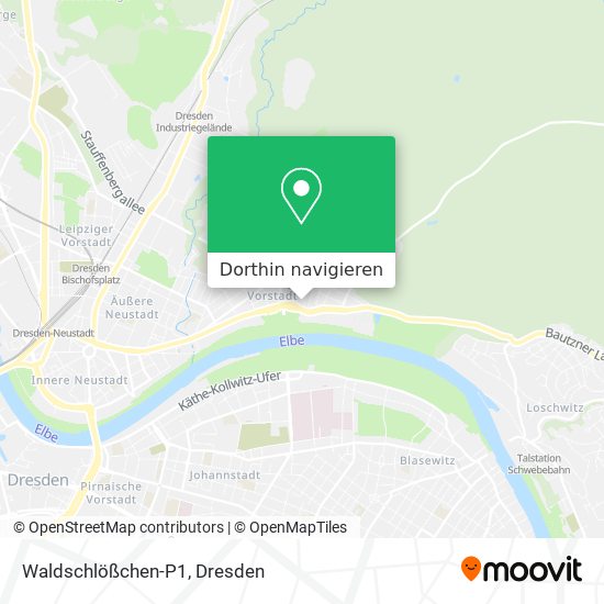 Waldschlößchen-P1 Karte