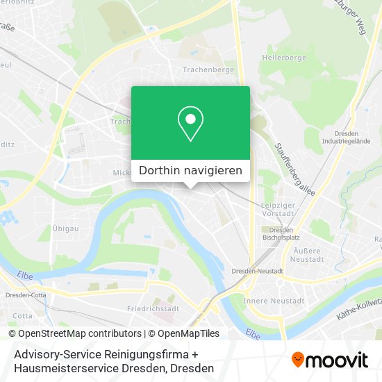 Advisory-Service Reinigungsfirma + Hausmeisterservice Dresden Karte