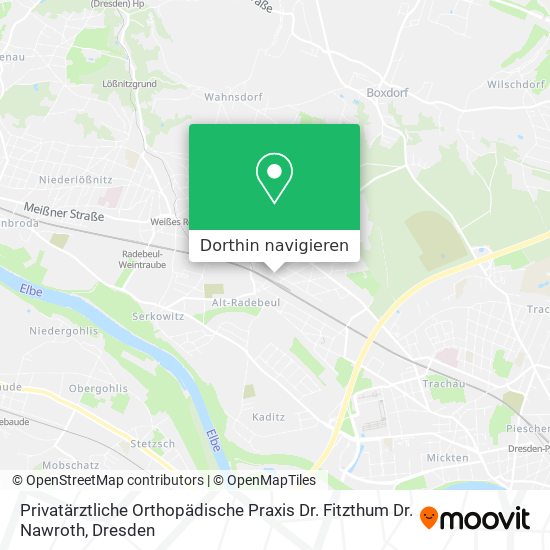 Privatärztliche Orthopädische Praxis Dr. Fitzthum Dr. Nawroth Karte