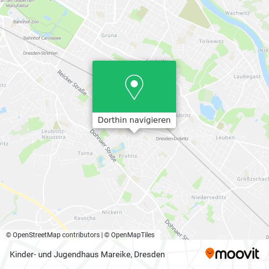 Kinder- und Jugendhaus Mareike Karte