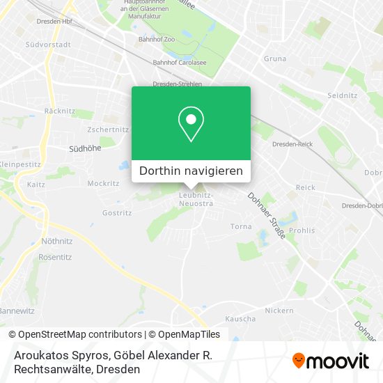 Aroukatos Spyros, Göbel Alexander R. Rechtsanwälte Karte