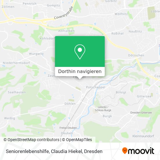 Seniorenlebenshilfe, Claudia Hiekel Karte