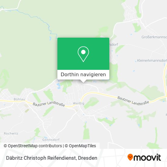 Däbritz Christoph Reifendienst Karte
